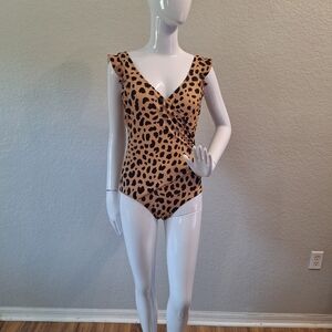 Marina West Leopard Swim Suit NWT